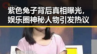 紫色兔子背后真相曝光,娱乐圈神秘人物引发热议